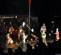 Feuernacht im Mittelaltercenter auf Bornholm