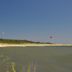 Kitesurfing Boderne Strand Bornholm