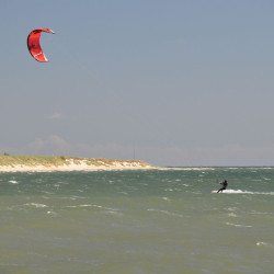 Kitesurfing Boderne Strand Bornholm