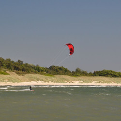 Kitesurfing Boderne Strand Bornholm