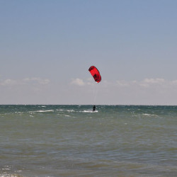 Kitesurfing Boderne Strand Bornholm