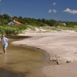 Kitesurfing Boderne Strand Bornholm