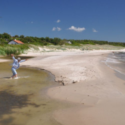 Kitesurfing Boderne Strand Bornholm