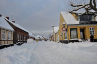 Bornholm sne Billeder - Bornholm Schnee Foto