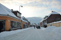 Bornholm sne Billeder - Bornholm Schnee Foto