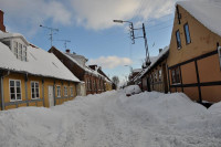 Bornholm sne Billeder - Bornholm Schnee Foto