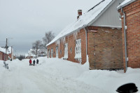 Bornholm sne Billeder - Bornholm Schnee Foto