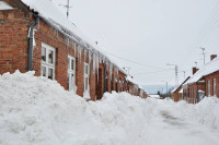 Bornholm sne Billeder - Bornholm Schnee Foto