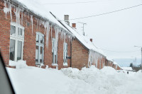 Bornholm sne Billeder - Bornholm Schnee Foto