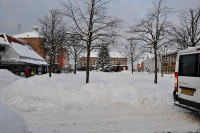 Bornholm sne Billeder - Bornholm Schnee Foto