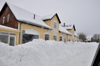 Bornholm sne Billeder - Bornholm Schnee Foto