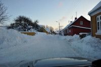 Bornholm sne Billeder - Bornholm Schnee Foto