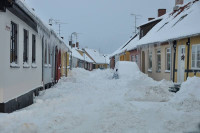 Bornholm sne Billeder - Bornholm Schnee Foto