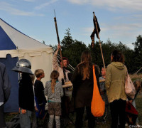 Feuernacht im Mittelaltercenter auf Bornholm