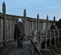 Feuernacht im Mittelaltercenter auf Bornholm