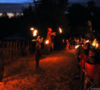 Feuernacht im Mittelaltercenter auf Bornholm