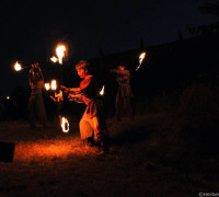 Feuernacht im Mittelaltercenter auf Bornholm