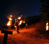 Feuernacht im Mittelaltercenter auf Bornholm