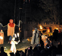 Feuernacht im Mittelaltercenter auf Bornholm