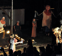 Feuernacht im Mittelaltercenter auf Bornholm