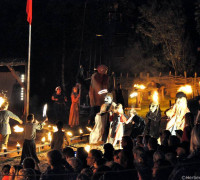 Feuernacht im Mittelaltercenter auf Bornholm