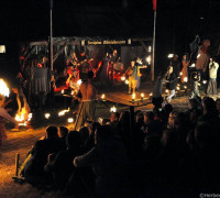 Feuernacht im Mittelaltercenter auf Bornholm