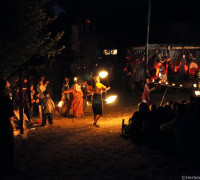 Feuernacht im Mittelaltercenter auf Bornholm