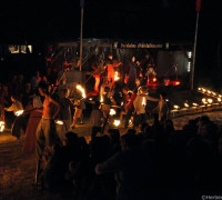 Feuernacht im Mittelaltercenter auf Bornholm