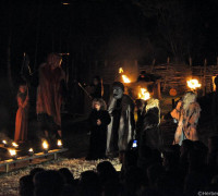 Feuernacht im Mittelaltercenter auf Bornholm