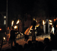 Feuernacht im Mittelaltercenter auf Bornholm