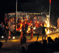 Feuernacht im Mittelaltercenter auf Bornholm