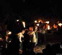 Feuernacht im Mittelaltercenter auf Bornholm