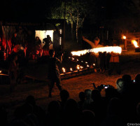 Feuernacht im Mittelaltercenter auf Bornholm