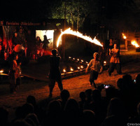 Feuernacht im Mittelaltercenter auf Bornholm