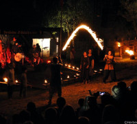 Feuernacht im Mittelaltercenter auf Bornholm