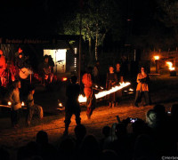 Feuernacht im Mittelaltercenter auf Bornholm