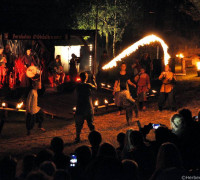 Feuernacht im Mittelaltercenter auf Bornholm