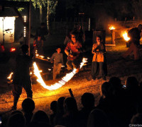 Feuernacht im Mittelaltercenter auf Bornholm