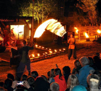 Feuernacht im Mittelaltercenter auf Bornholm