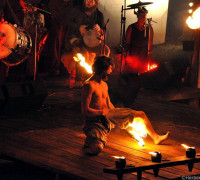 Feuernacht im Mittelaltercenter auf Bornholm