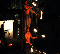 Feuernacht im Mittelaltercenter auf Bornholm