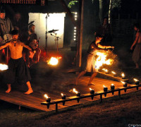 Feuernacht im Mittelaltercenter auf Bornholm