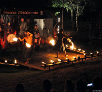 Feuernacht im Mittelaltercenter auf Bornholm