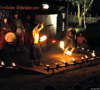 Feuernacht im Mittelaltercenter auf Bornholm