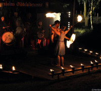 Feuernacht im Mittelaltercenter auf Bornholm