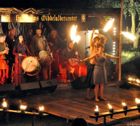 Feuernacht im Mittelaltercenter auf Bornholm