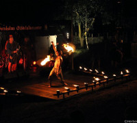 Feuernacht im Mittelaltercenter auf Bornholm