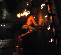 Feuernacht im Mittelaltercenter auf Bornholm