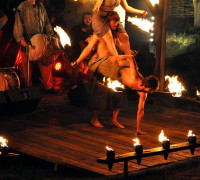 Feuernacht im Mittelaltercenter auf Bornholm