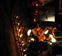 Feuernacht im Mittelaltercenter auf Bornholm